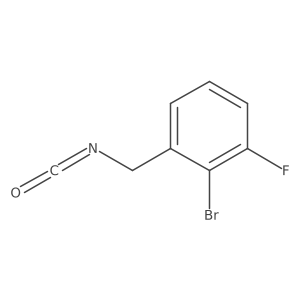 2-Bromo-1-fluoro-3-(isocyanatomethyl)benzene Structure