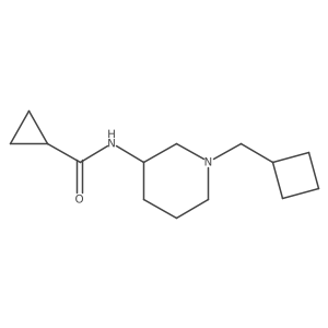 N-[1-(cyclobutylmethyl)piperidin-3-yl]cyclopropanecarboxamide Structure