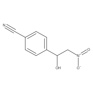 4-(1-Hydroxy-2-nitroethyl)benzonitrile结构式