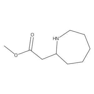 Methyl 2-(azepan-2-yl)acetate结构式