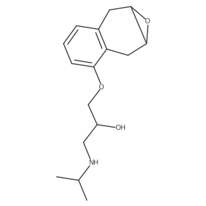 1-[(1-Methylethyl)amino]-3-[(1a,2,7,7a-tetrahydronaphth[2,3-b]oxiren-3-yl)oxy]-2-propanol Structure