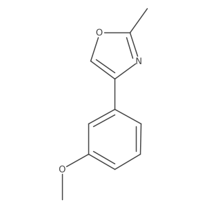 4-(3-Methoxyphenyl)-2-methyloxazole Structure