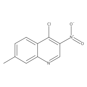 4-Chloro-7-methyl-3-nitroquinoline结构式