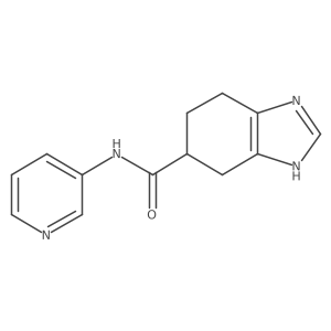 N-(pyridin-3-yl)-4,5,6,7-tetrahydro-1H-benzo[d]imidazole-5-carboxamide结构式