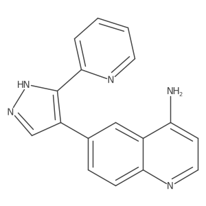 6-(3-Pyridin-2-yl-1h-pyrazol-4-yl)-quinolin-4-ylamine Structure