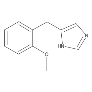 4-[(2-methoxyphenyl)methyl]-1H-imidazole结构式