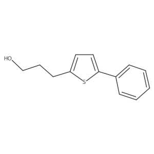 3-(5-Phenylthiophen-2-yl)propan-1-ol Structure