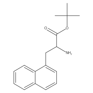 tert-butyl (2R)-2-amino-3-(naphthalen-1-yl)propanoate Structure