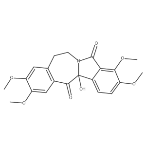 7,8-Dihydro-13a-hydroxy-3,4,10,11-tetramethoxy-5H-Isoindolo[1,2-b][3]benzazepine-5,13(13aH)-dione Structure