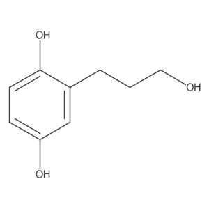 2-(3-Hydroxypropyl)benzene-1,4-diol Structure