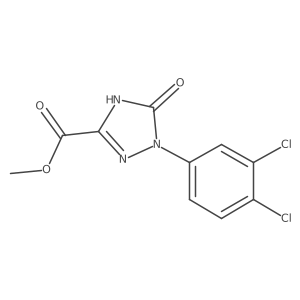 Methyl 1-(3,4-dichlorophenyl)-2,5-dihydro-5-oxo-1H-1,2,4-triazole-3-carboxylate Structure