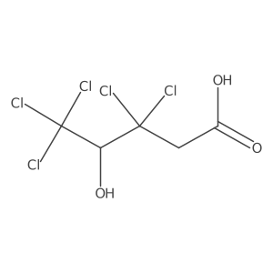 3,3,5,5,5-Pentachloro-4-hydroxypentanoic acid Structure