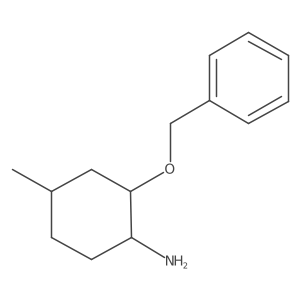 2-(benZyloxy)-4-methylcyclohexan-1-amine Structure
