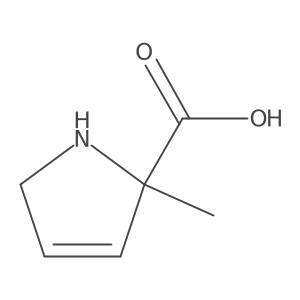2-methyl-2,5-dihydro-1H-pyrrole-2-carboxylic acid Structure