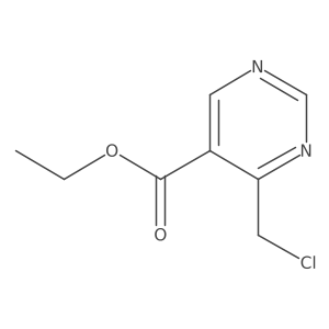 CCOC(=O)c1cncnc1CCl结构式