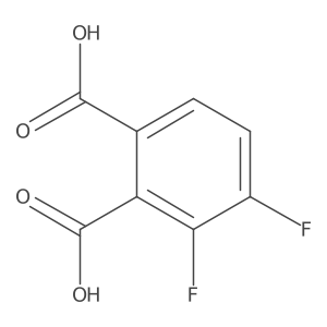 3,4-Difluorophthalic acid结构式