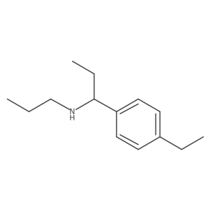 [1-(4-Ethylphenyl)propyl](propyl)amine结构式