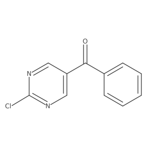 (2-Chloro-5-pyrimidinyl)phenylmethanone结构式