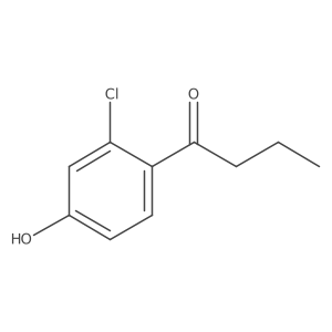 1-(2-Chloro-4-hydroxyphenyl)butan-1-one结构式