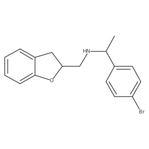 N-[1-(4-Bromophenyl)ethyl]-2,3-dihydro-2-benzofuranmethanamine Structure