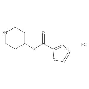 4-Piperidinyl 2-furoate hydrochloride结构式