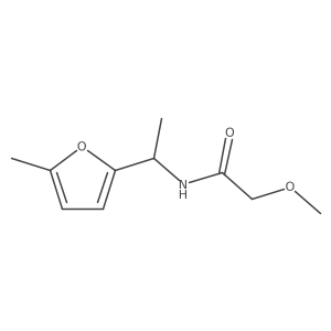 2-Methoxy-N-(1-(5-methylfuran-2-yl)ethyl)acetamide Structure