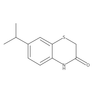 7-Isopropyl-2H-benzo[b][1,4]thiazin-3(4H)-one结构式