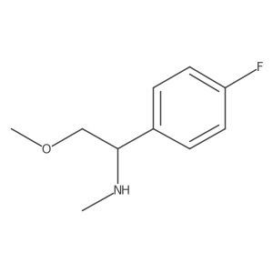 1-(4-fluorophenyl)-2-methoxy-N-methylethanamine Structure