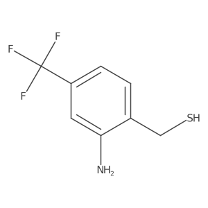 [2-Amino-4-(trifluoromethyl)phenyl]methanethiol结构式