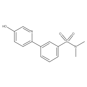 2-(3-N,N-Dimethylsulfamoylphenyl)-5-hydroxypyridine结构式