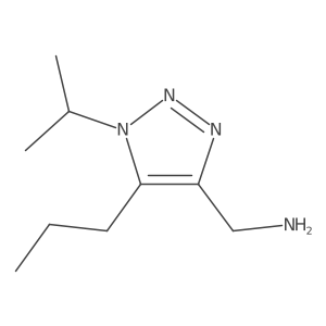 [1-(propan-2-yl)-5-propyl-1H-1,2,3-triazol-4-yl]methanamine Structure