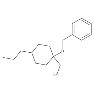 ({[1-(Bromomethyl)-4-propylcyclohexyl]oxy}methyl)benzene结构式