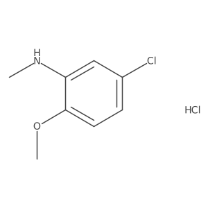 5-chloro-2-methoxy-N-methylaniline hydrochloride Structure