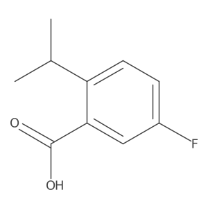 5-Fluoro-2-isopropylbenzoic acid结构式