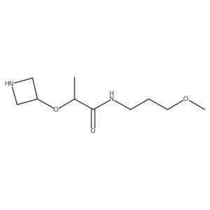 2-(azetidin-3-yloxy)-N-(3-methoxypropyl)propanamide Structure