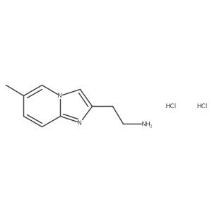 2-{6-Methylimidazo[1,2-a]pyridin-2-yl}ethan-1-amine dihydrochloride结构式