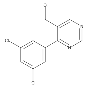 (4-(3,5-Dichlorophenyl)pyrimidin-5-yl)methanol Structure
