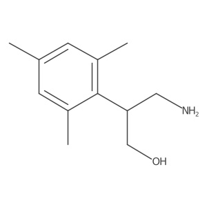3-Amino-2-(2,4,6-trimethylphenyl)propan-1-ol Structure