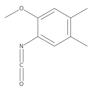 1-Isocyanato-2-methoxy-4,5-dimethylbenzene Structure