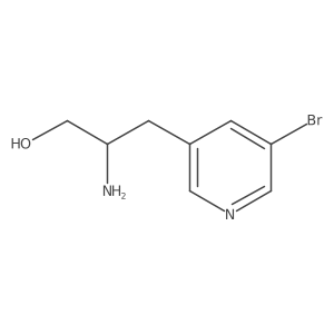 2-Amino-3-(5-bromopyridin-3-yl)propan-1-ol Structure