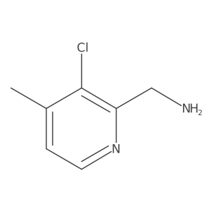 (3-Chloro-4-methylpyridin-2-YL)methylamine Structure