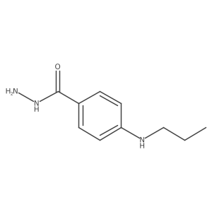 4-(Propylamino)benzoic acid hydrazide Structure