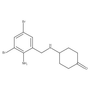 4-[[(2-Amino-3,5-dibromophenyl)methylene]amino]cyclohexanol Structure