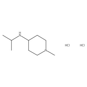 N-Isopropyl-1-methylpiperidin-4-amine dihydrochloride Structure