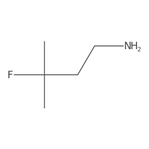 3-Fluoro-3-methylbutan-1-amine结构式