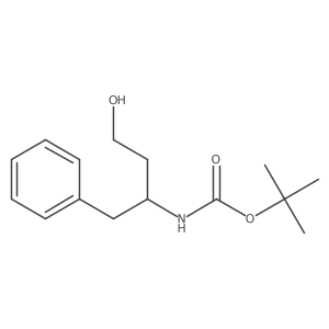tert-Butyl (4-hydroxy-1-phenylbutan-2-yl)carbamate结构式