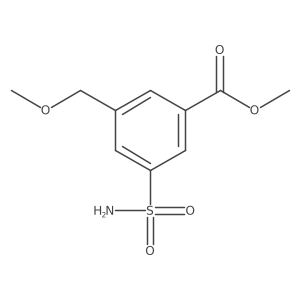 Methyl 3-(methoxymethyl)-5-sulfamoylbenzoate结构式