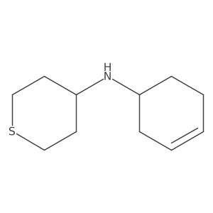 N-(Cyclohex-3-en-1-yl)tetrahydro-2H-thiopyran-4-amine结构式