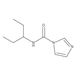 N-(1-ethylpropyl)-1H-imidazole-1-carboxamide Structure