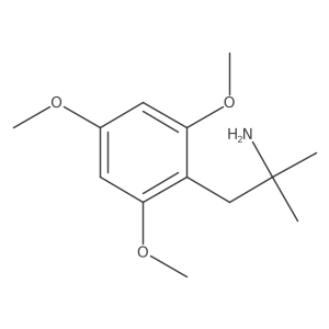 2-Methyl-1-(2,4,6-trimethoxyphenyl)propan-2-amine结构式